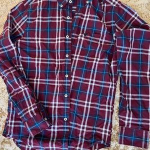 Boys plaid dress shirt